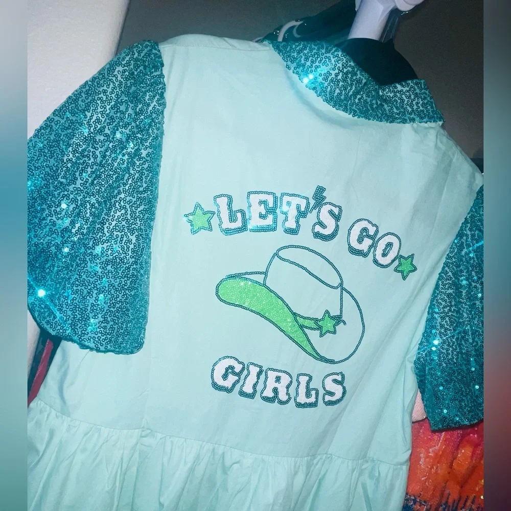 Peach Love ✨ Sundress Let’s Go Girls - Picture 4 of 5